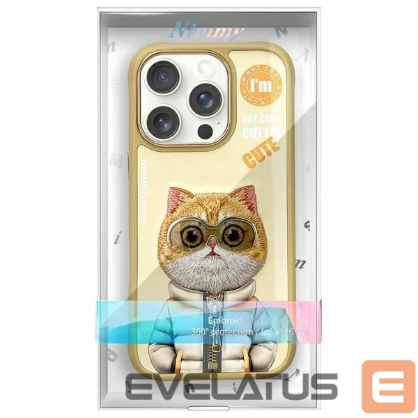 Muud kaubad Nimmy Nimmy Cool&Cute 2.0 Cat Case for iPhone 16 Pro - Green