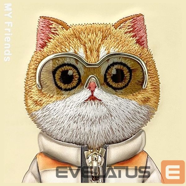 Muud kaubad Nimmy Nimmy Cool&Cute 2.0 Cat Case for iPhone 16 Pro - Green