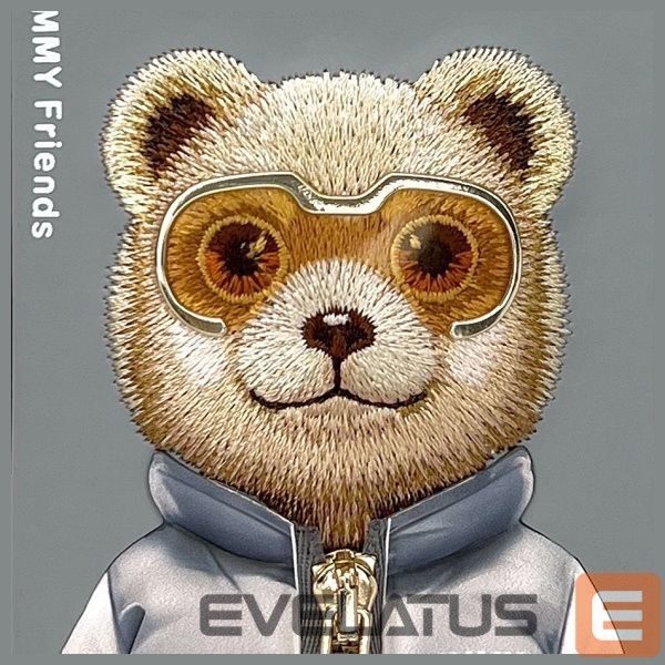 Other goods Nimmy Nimmy Cool&Cute 2.0 Bear Case for iPhone 16 Pro - Gray