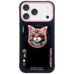 Muud kaubad Nimmy  Nimmy Glasses Cool Cat MagSafe Case for iPhone 17 Pro Max - Black and Pink 