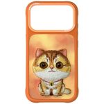 Citas preces Nimmy  Nimmy Big Eyed Pet 2.0 Cat case for iPhone 17 Pro Max - orange 