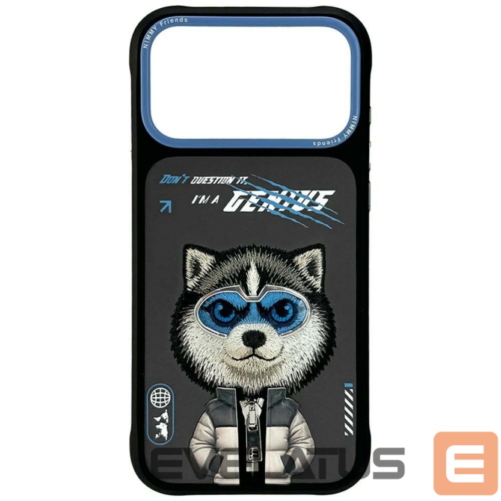 Muud kaubad Nimmy Nimmy Cool&Cute 2.0 Wolf Case for iPhone 17 Pro Max - Black