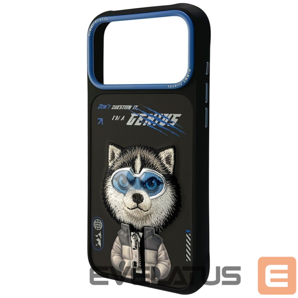 Muud kaubad Nimmy Nimmy Cool&Cute 2.0 Wolf Case for iPhone 17 Pro Max - Black