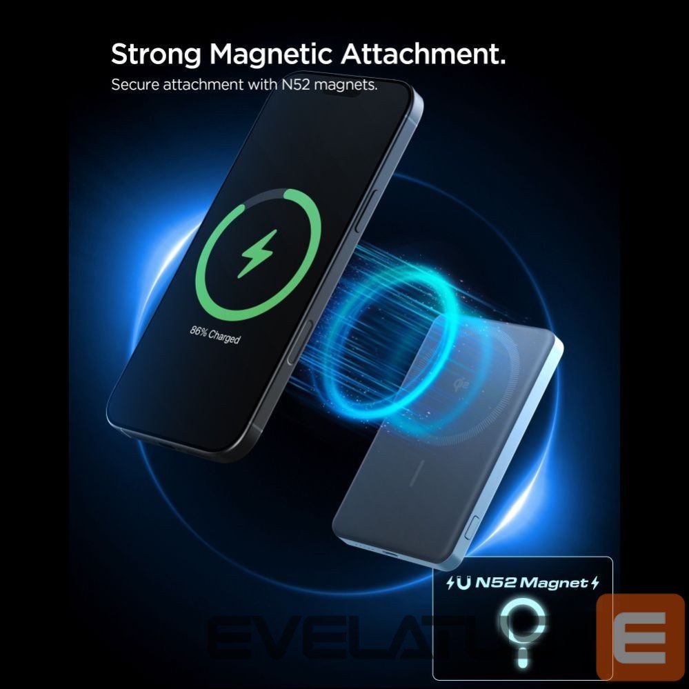 Other goods Spigen Spigen EA2205MQ Essential MagSafe 5000MAH 22.5W QI2 Power Bank - Navy Blue