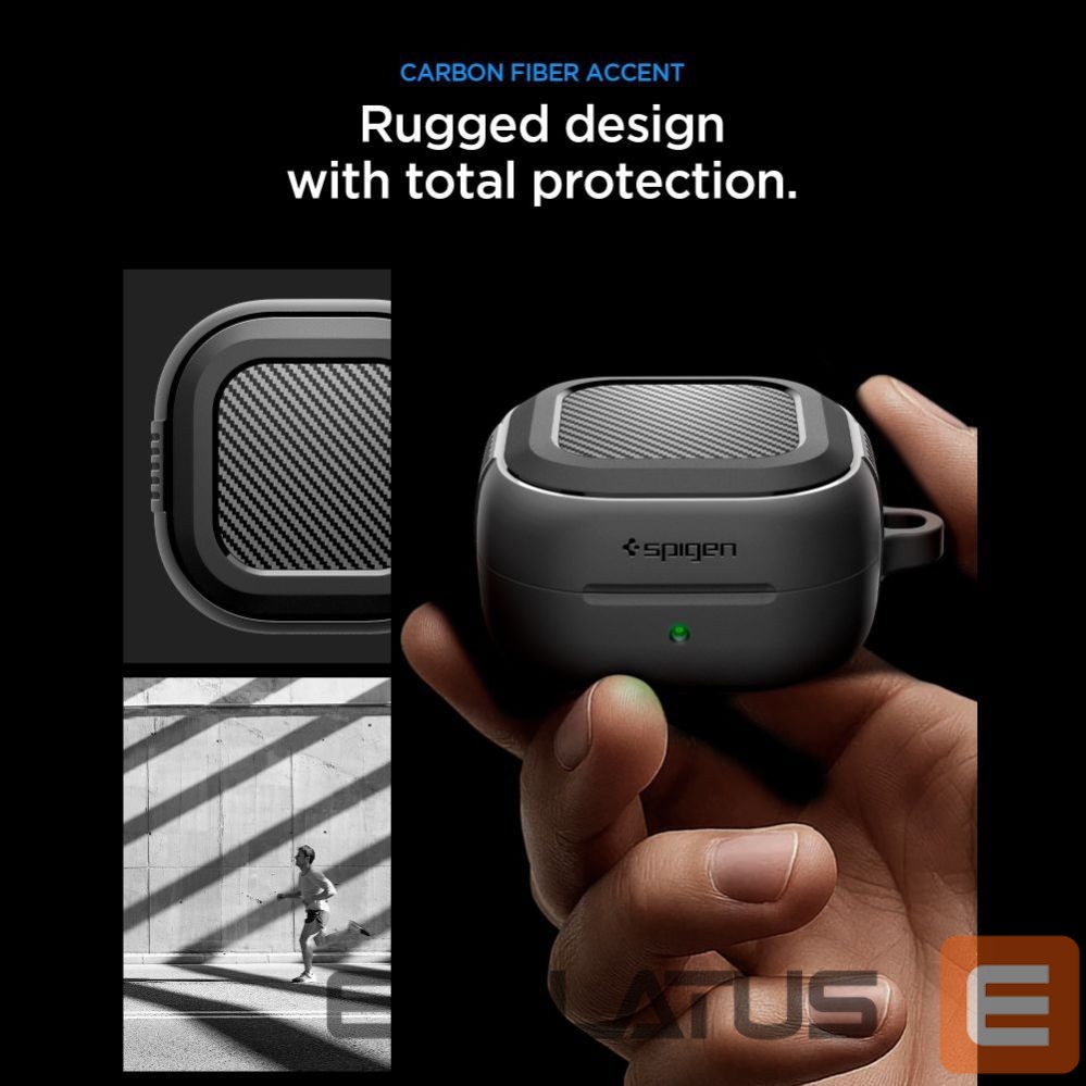 Other goods Spigen Spigen Rugged Armor Case for Samsung Galaxy Buds 4 / 4 Pro - Matte Black