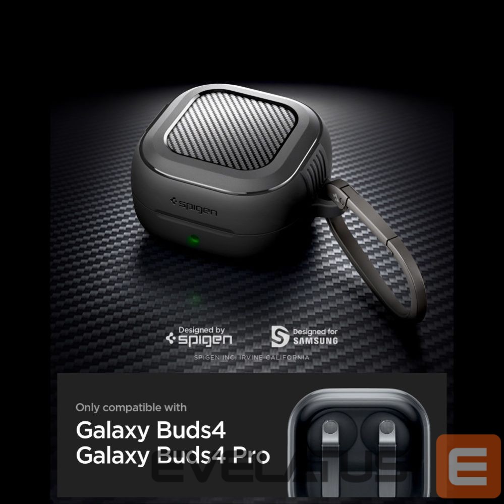 Other goods Spigen Spigen Rugged Armor Case for Samsung Galaxy Buds 4 / 4 Pro - Matte Black