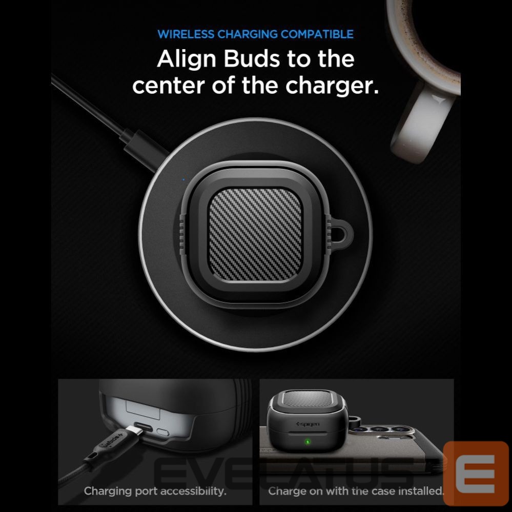 Other goods Spigen Spigen Rugged Armor Case for Samsung Galaxy Buds 4 / 4 Pro - Matte Black