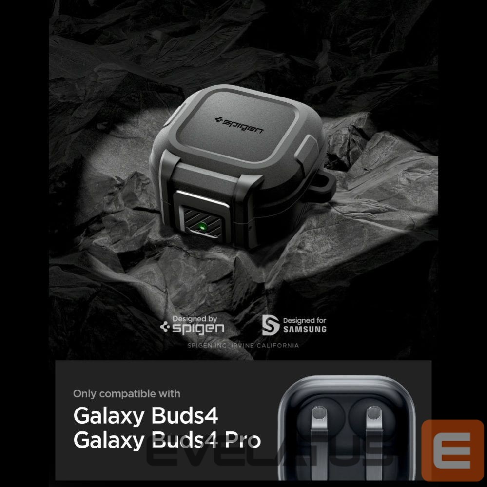 Other goods Spigen Spigen Lock Fit Case for Samsung Galaxy Buds 4 / 4 Pro - Matte Black
