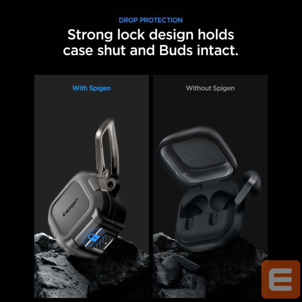 Other goods Spigen Spigen Lock Fit Case for Samsung Galaxy Buds 4 / 4 Pro - Matte Black