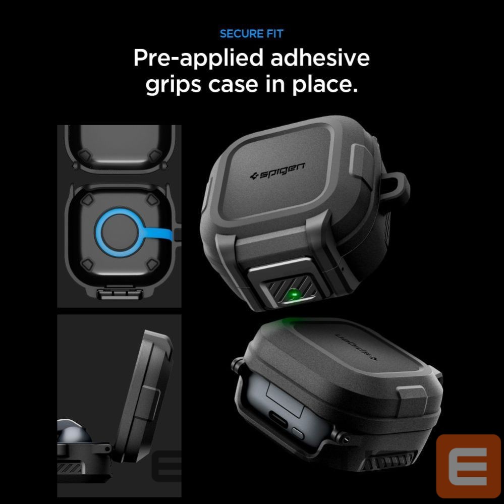 Other goods Spigen Spigen Lock Fit Case for Samsung Galaxy Buds 4 / 4 Pro - Matte Black