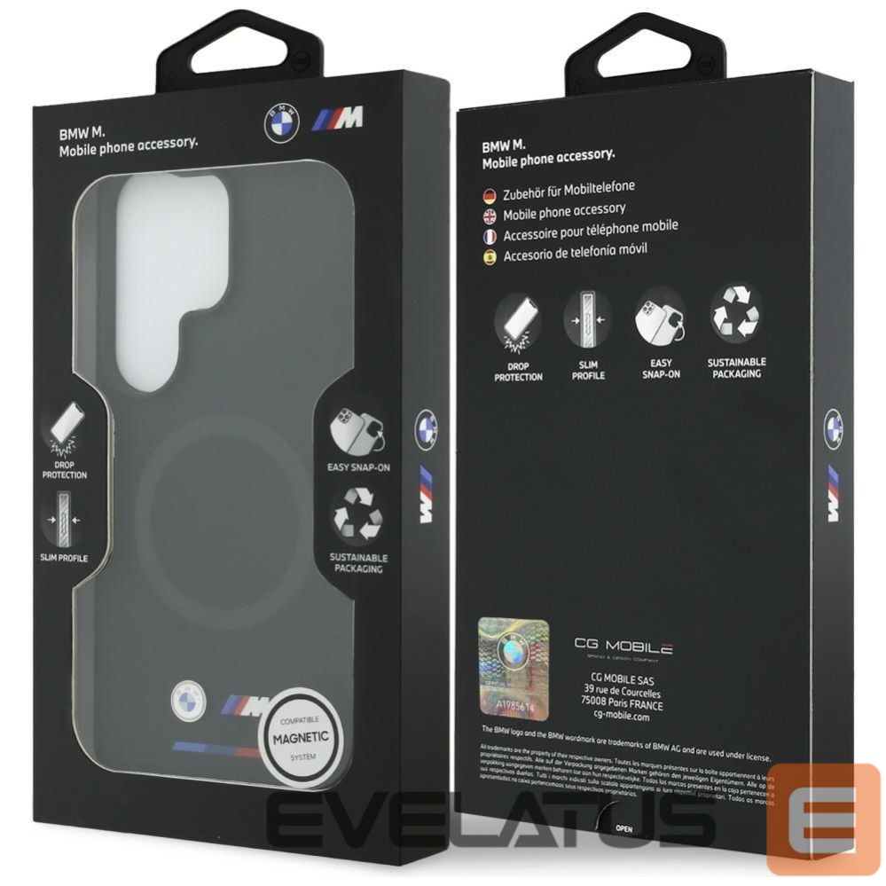 Muud kaubad BMW BMW M Metal Logo MagSafe Case for Samsung Galaxy S26+ - Black