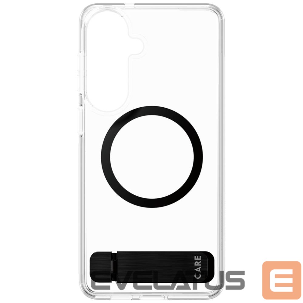 Muud kaubad Panzer Glass CARE by PanzerGlass Black Kickstand & QI Case for Samsung Galaxy S26+ - Transparent