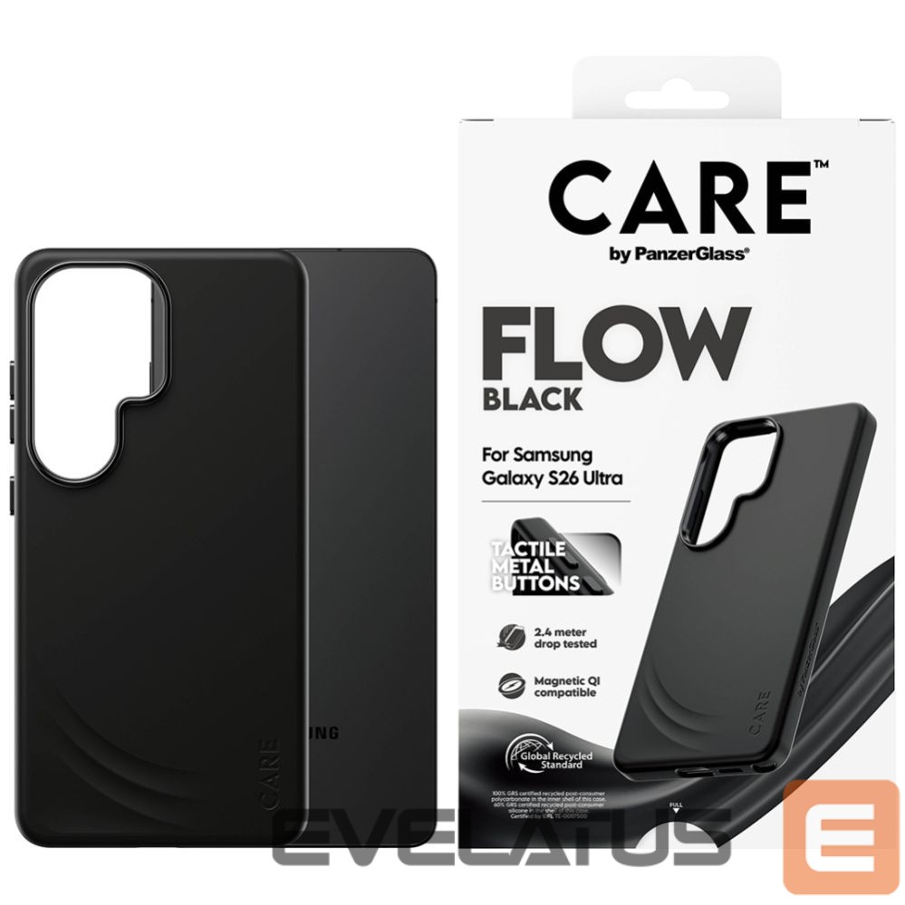 Other goods Panzer Glass CARE by PanzerGlass Flow Black Qi case for Samsung Galaxy S26 Ultra - black