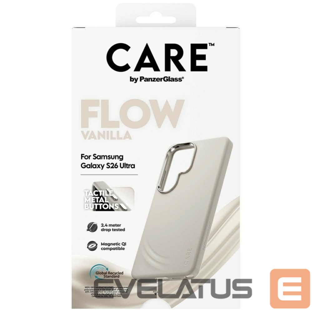 Other goods Panzer Glass CARE by PanzerGlass Flow Vanilla Qi Case for Samsung Galaxy S26 Ultra - Beige