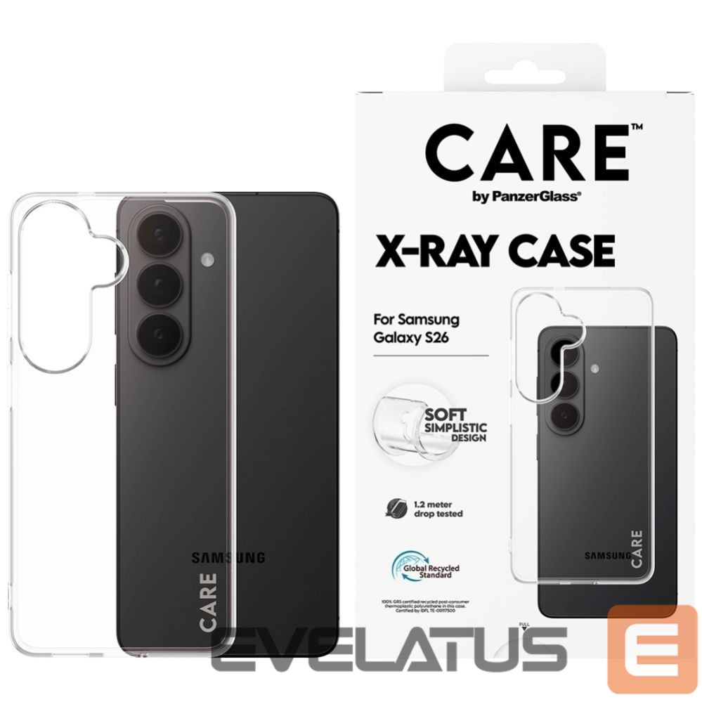 Muud kaubad Panzer Glass CARE by PanzerGlass X-Ray Case for Samsung Galaxy S26 - Transparent