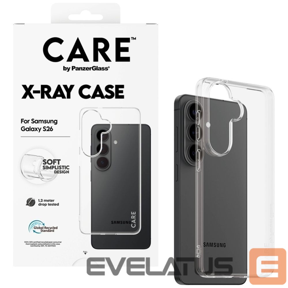 Muud kaubad Panzer Glass CARE by PanzerGlass X-Ray Case for Samsung Galaxy S26 - Transparent