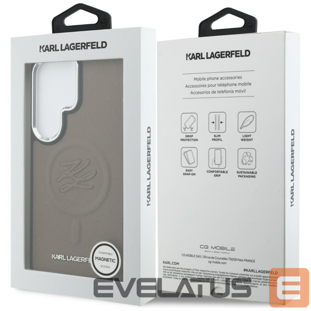 Muud kaubad Karl Lagerfeld Karl Lagerfeld Embossed Ring Initials MagSafe Case for Samsung Galaxy S26 Ultra - Brown
