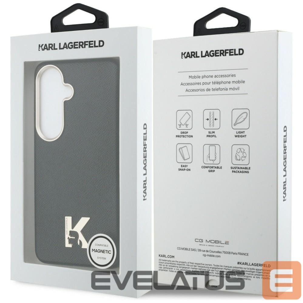 Other goods Karl Lagerfeld Karl Lagerfeld K Metal Logo MagSafe Case for Samsung Galaxy S26 - Black