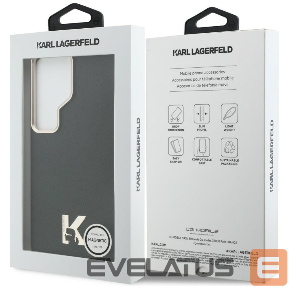 Muud kaubad Karl Lagerfeld Karl Lagerfeld K Metal Logo MagSafe Case for Samsung Galaxy S26 Ultra - Black