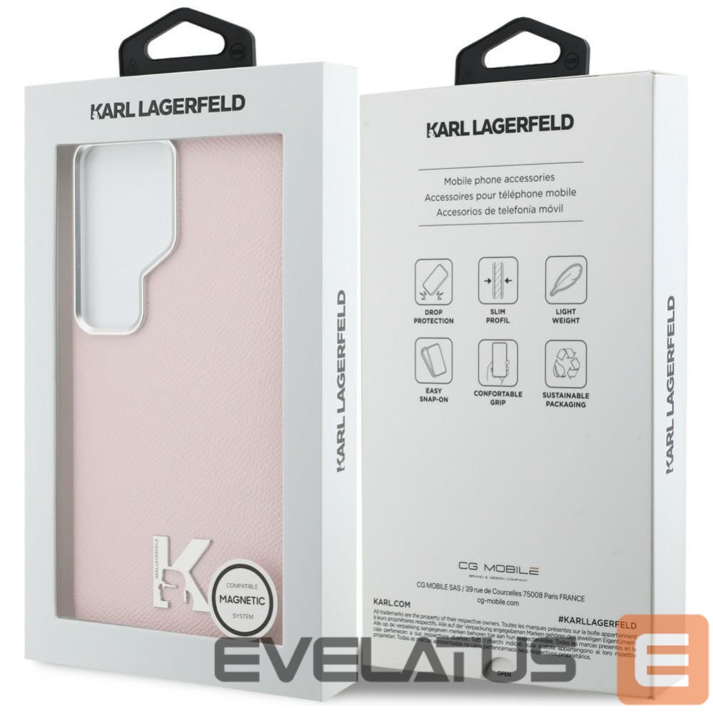 Muud kaubad Karl Lagerfeld Karl Lagerfeld K Metal Logo MagSafe Case for Samsung Galaxy S26 Ultra - Pink