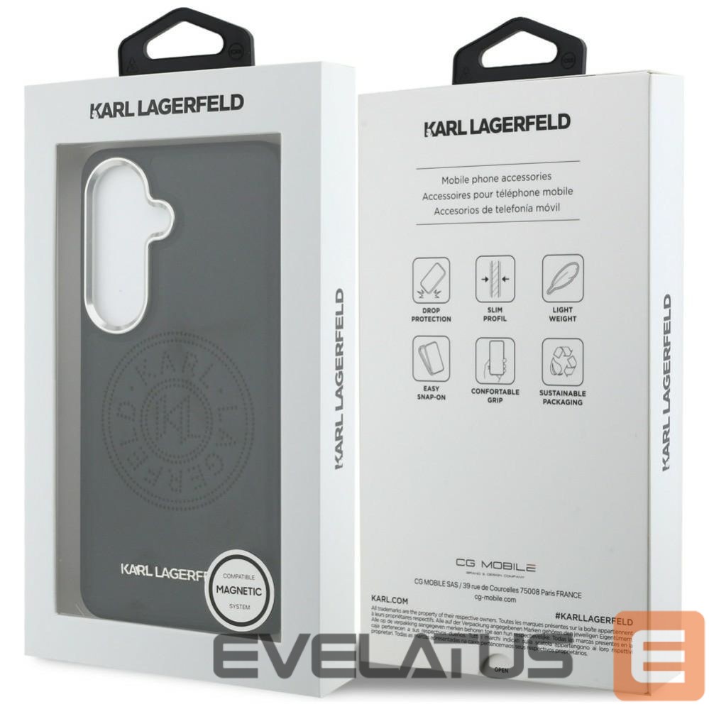 Other goods Karl Lagerfeld Karl Lagerfeld Perforated KL MagSafe Case for Samsung Galaxy S26 - Black