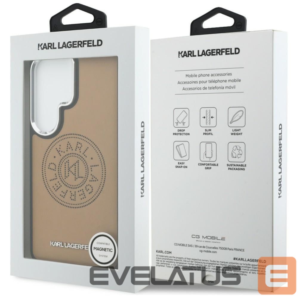 Other goods Karl Lagerfeld Karl Lagerfeld Perforated KL MagSafe Case for Samsung Galaxy S26 Ultra - Brown