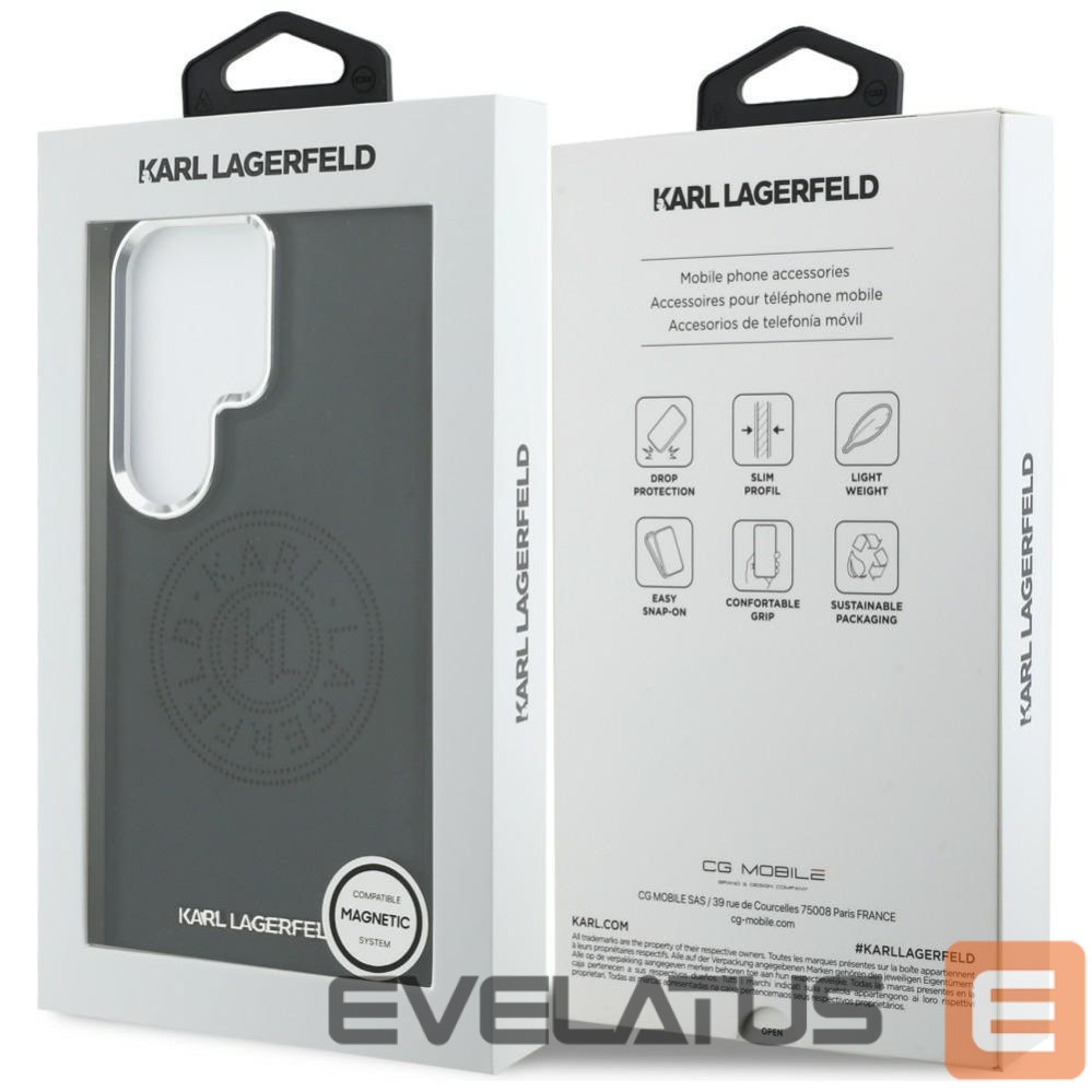 Other goods Karl Lagerfeld Karl Lagerfeld Perforated KL MagSafe Case for Samsung Galaxy S26 Ultra - Black