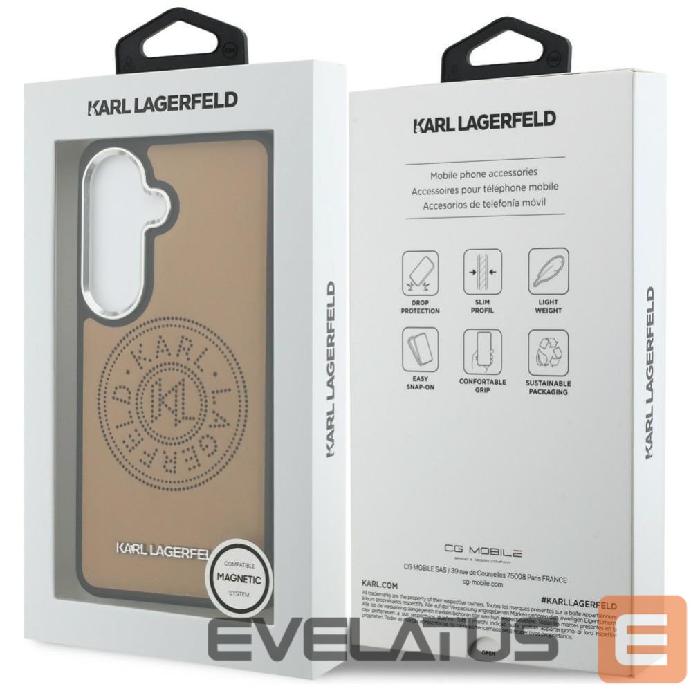 Other goods Karl Lagerfeld Karl Lagerfeld Perforated KL MagSafe Case for Samsung Galaxy S26+ - Brown