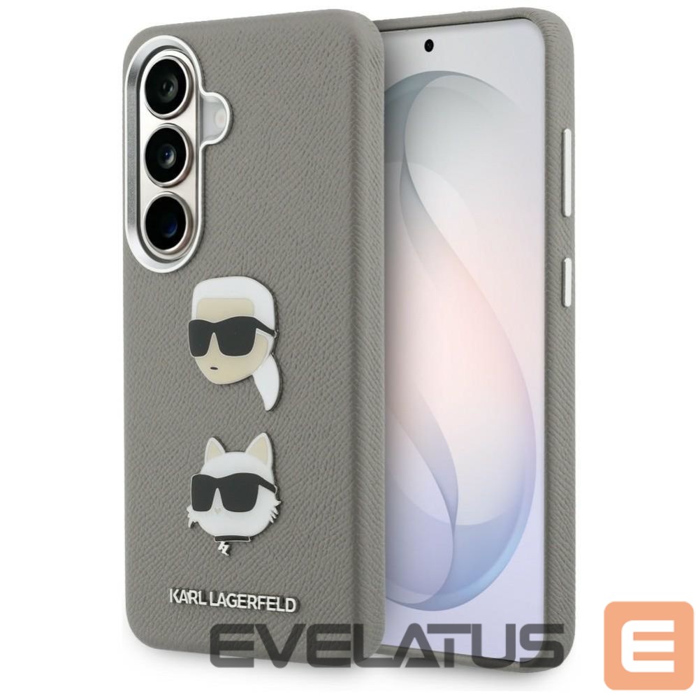 Other goods Karl Lagerfeld Karl Lagerfeld Saffiano Double Heads Metal case for Samsung Galaxy S26 - silver