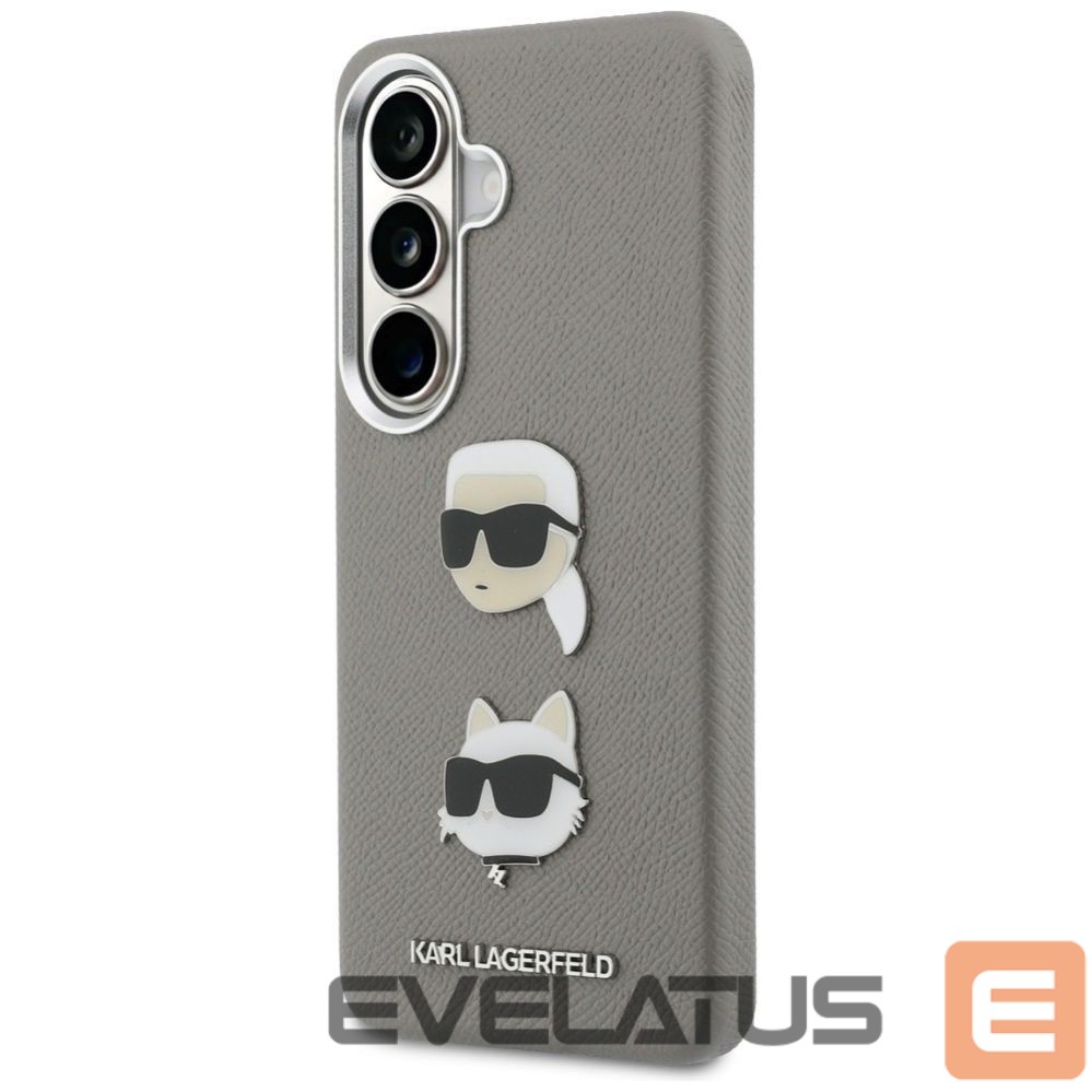 Other goods Karl Lagerfeld Karl Lagerfeld Saffiano Double Heads Metal case for Samsung Galaxy S26 - silver