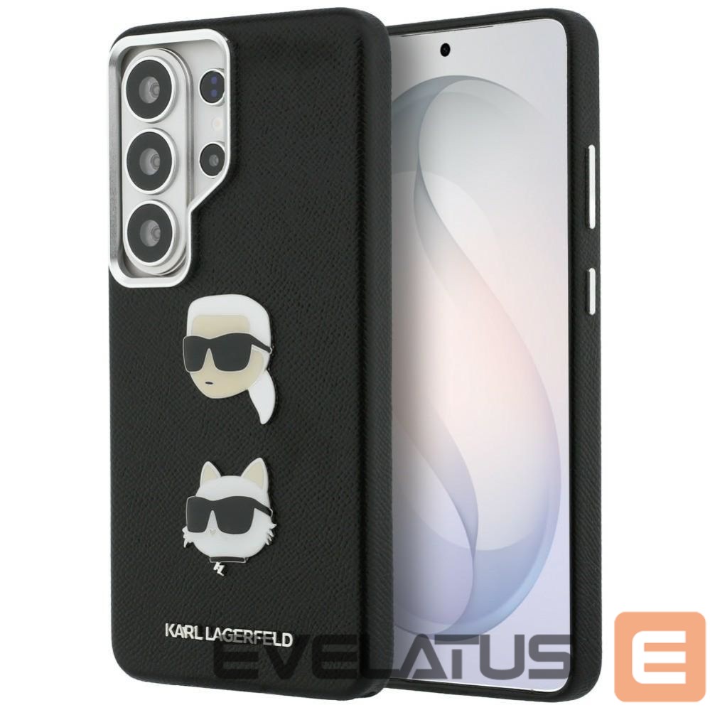 Muud kaubad Karl Lagerfeld Karl Lagerfeld Saffiano Double Heads Metal Case for Samsung Galaxy S26 Ultra - Black