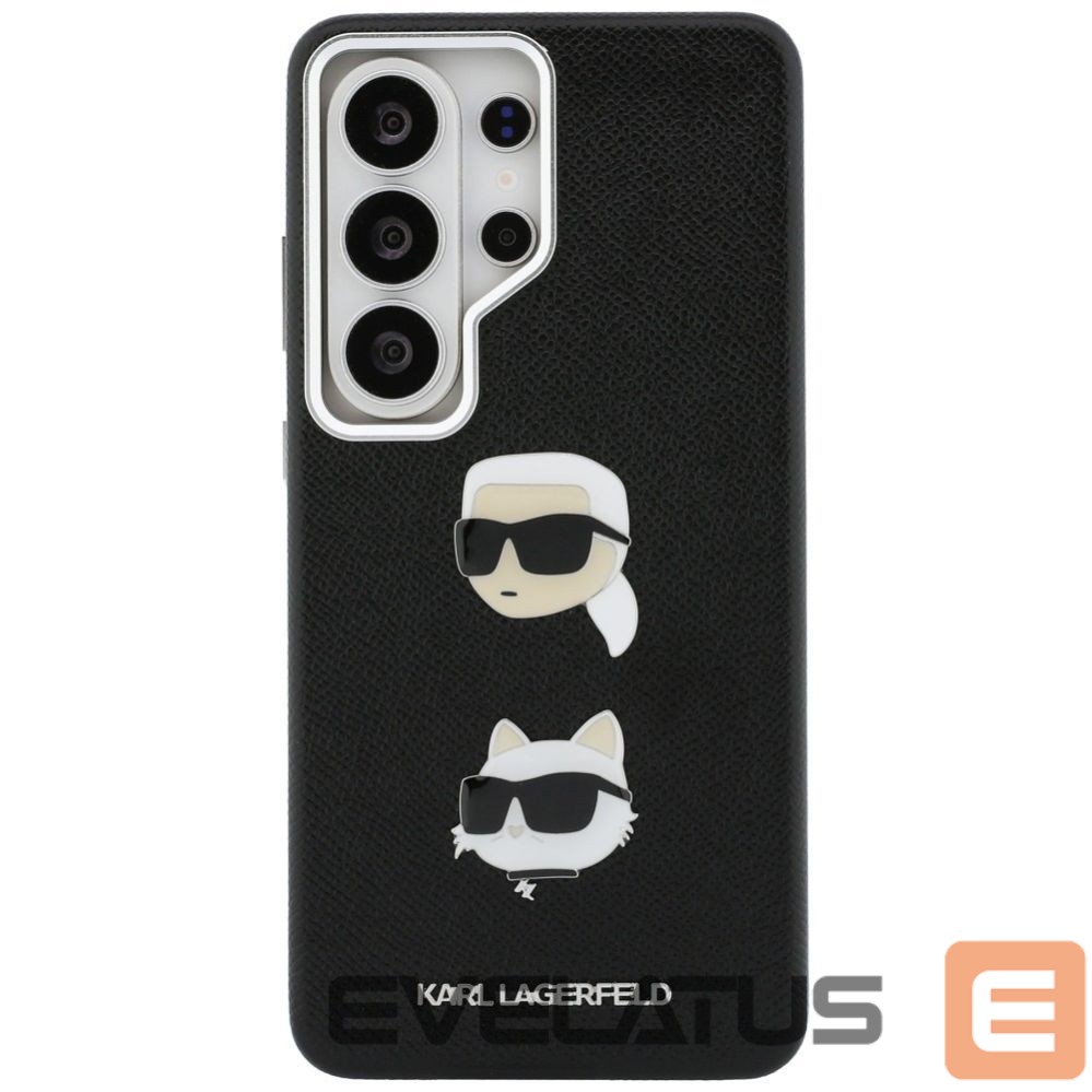 Muud kaubad Karl Lagerfeld Karl Lagerfeld Saffiano Double Heads Metal Case for Samsung Galaxy S26 Ultra - Black