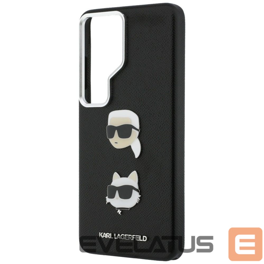 Muud kaubad Karl Lagerfeld Karl Lagerfeld Saffiano Double Heads Metal Case for Samsung Galaxy S26 Ultra - Black