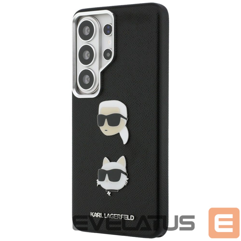 Muud kaubad Karl Lagerfeld Karl Lagerfeld Saffiano Double Heads Metal Case for Samsung Galaxy S26 Ultra - Black