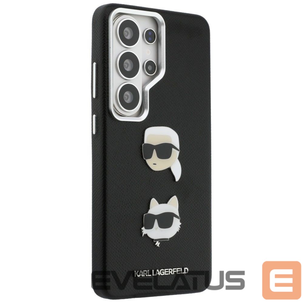 Muud kaubad Karl Lagerfeld Karl Lagerfeld Saffiano Double Heads Metal Case for Samsung Galaxy S26 Ultra - Black