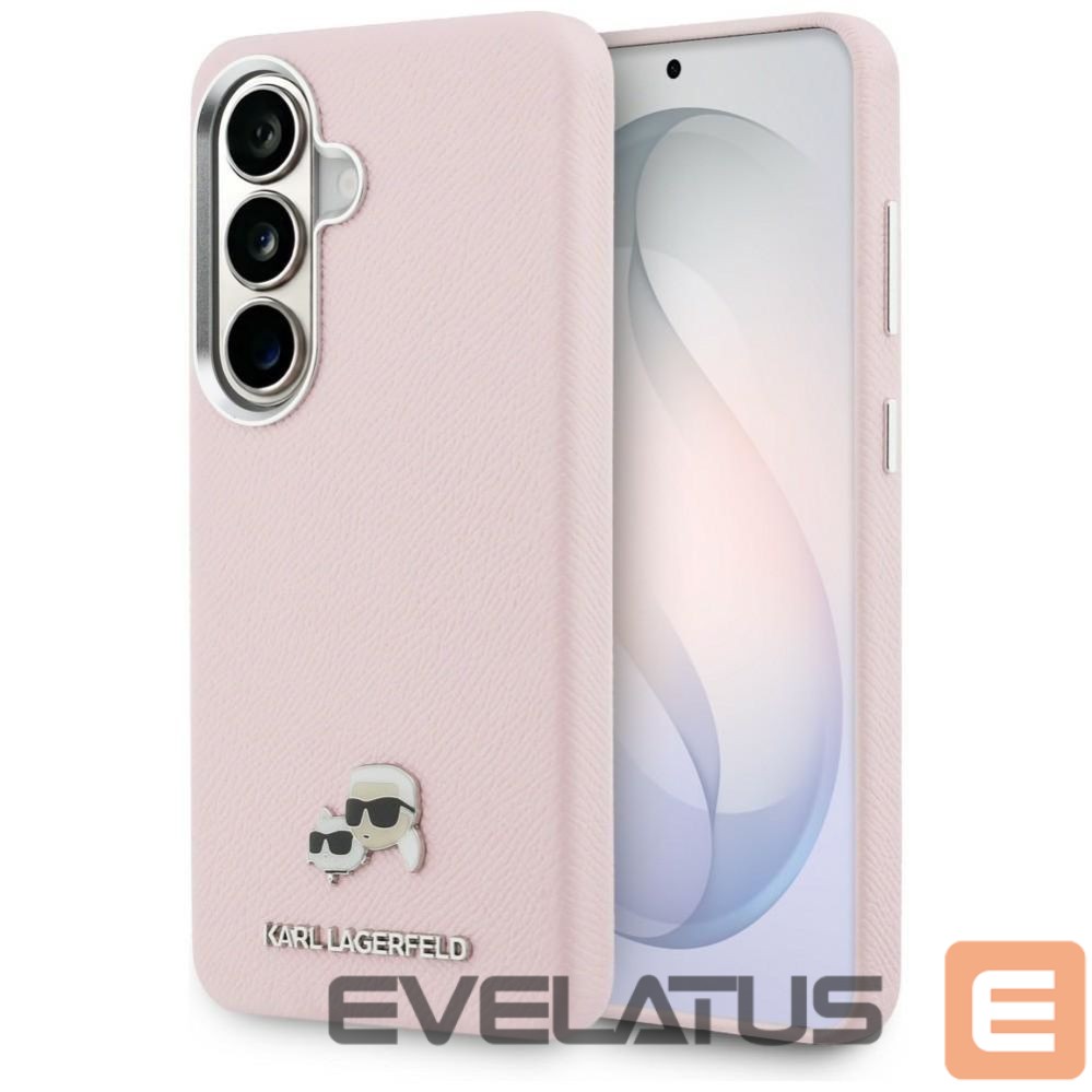 Muud kaubad Karl Lagerfeld Karl Lagerfeld Saffiano KC Metal Logo MagSafe Case for Samsung Galaxy S26+ - Pink