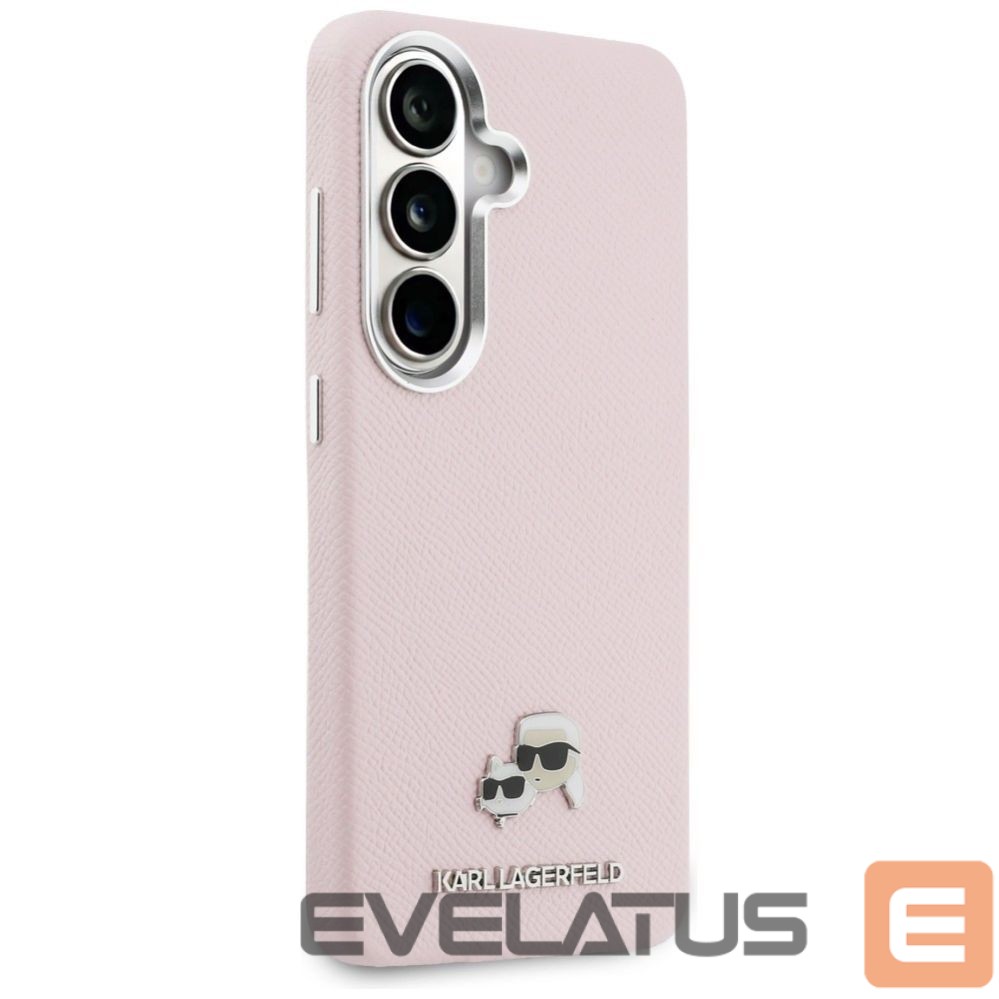 Muud kaubad Karl Lagerfeld Karl Lagerfeld Saffiano KC Metal Logo MagSafe Case for Samsung Galaxy S26+ - Pink