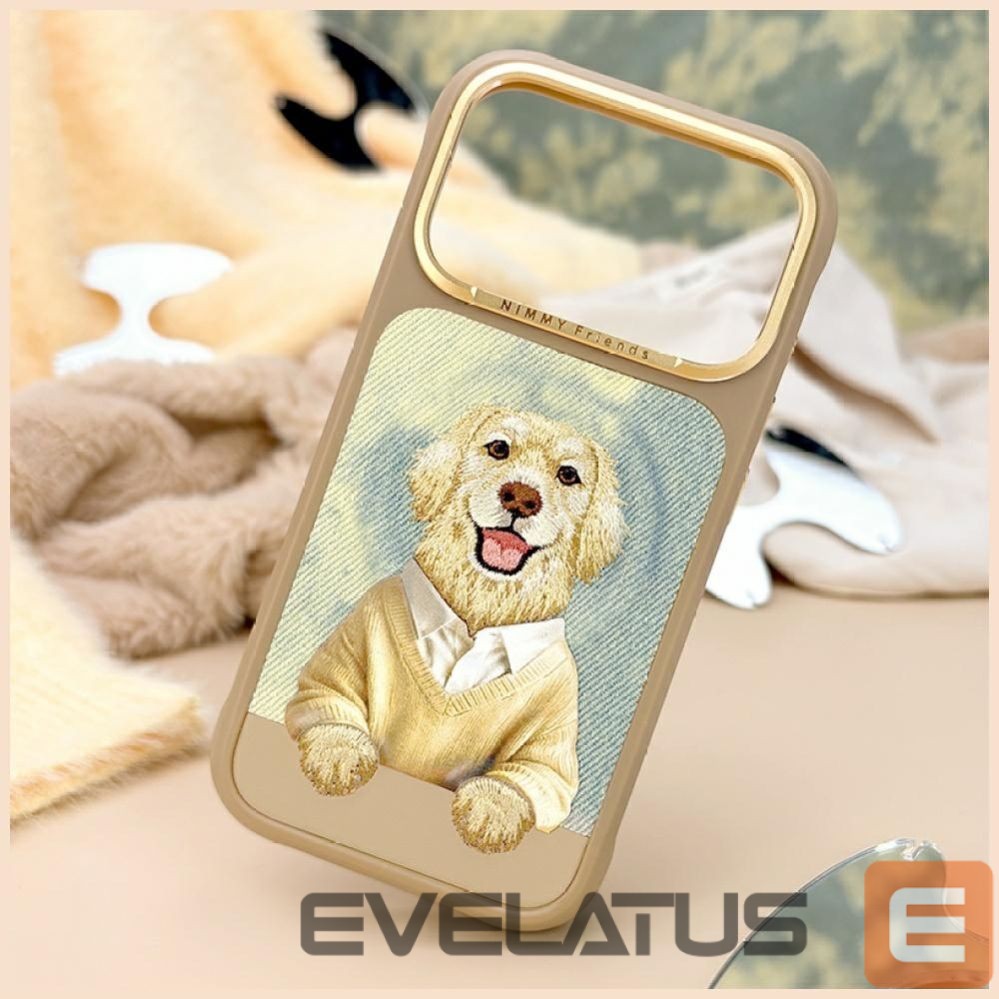 Muud kaubad Nimmy Nimmy Gentle Pets Series Dog MagSafe case for iPhone 17 Pro - brown