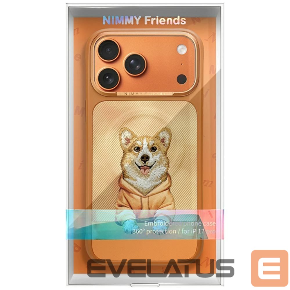 Muud kaubad Nimmy Nimmy Gentle Pets Series Dog MagSafe case for iPhone 17 Pro Max - orange