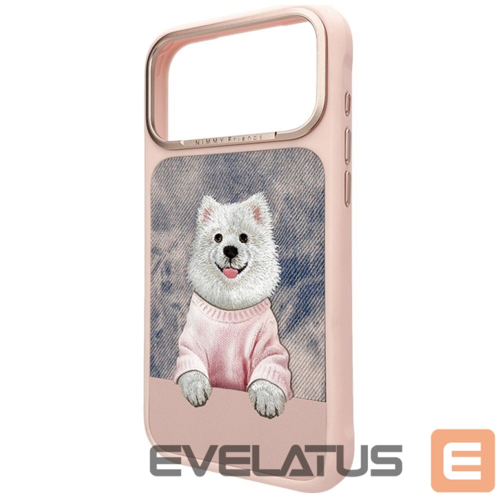 Muud kaubad Nimmy Nimmy Gentle Pets Series Dog MagSafe Case for iPhone 17 Pro Max - Pink