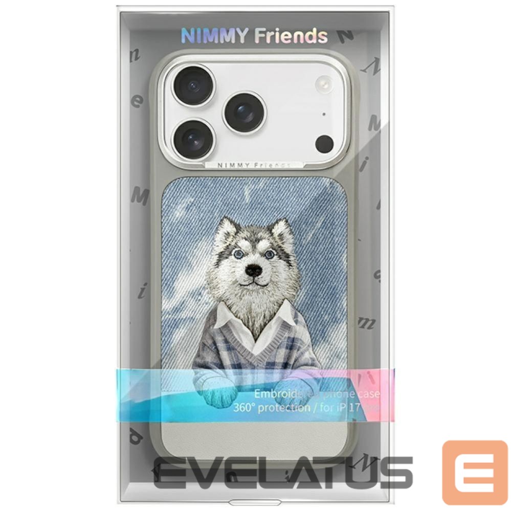 Muud kaubad Nimmy Nimmy Gentle Pets Series Dog MagSafe case for iPhone 17 Pro Max - gray