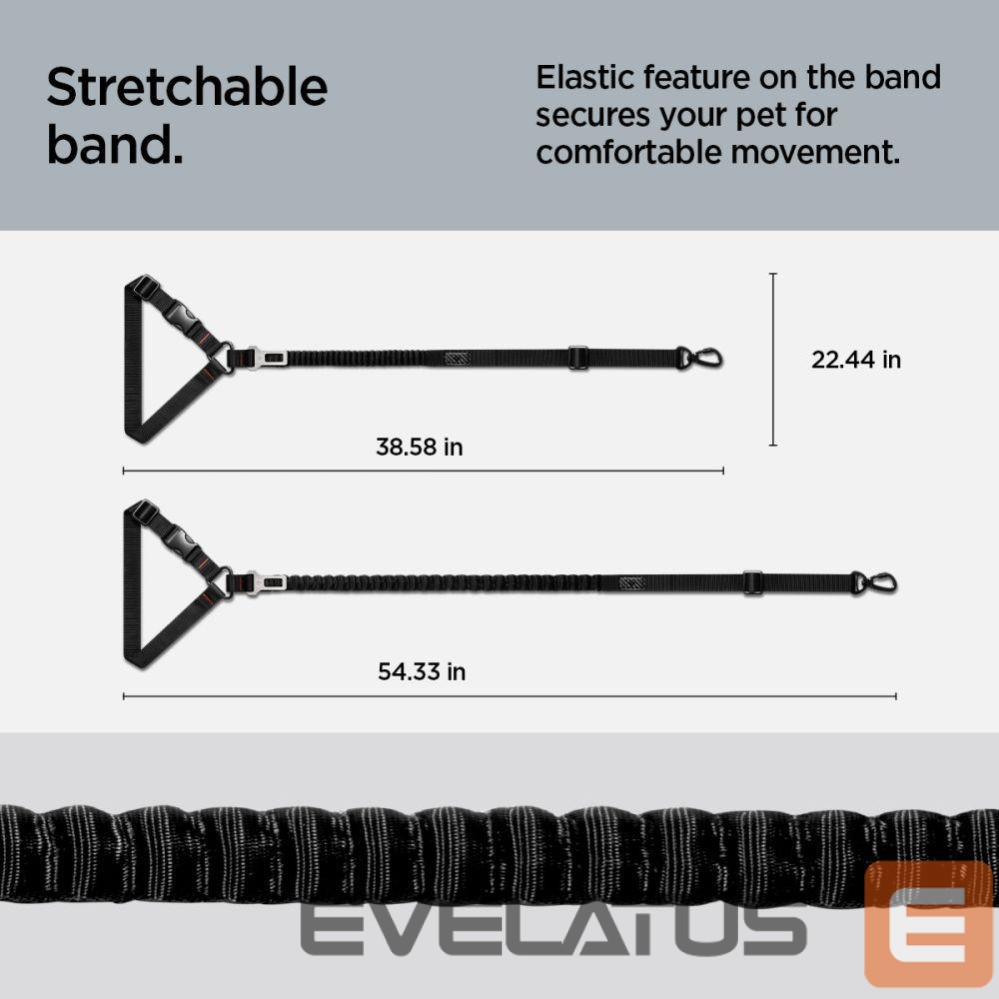 Other goods Spigen Spigen PS100 Universal Pet Seat Belt - Black