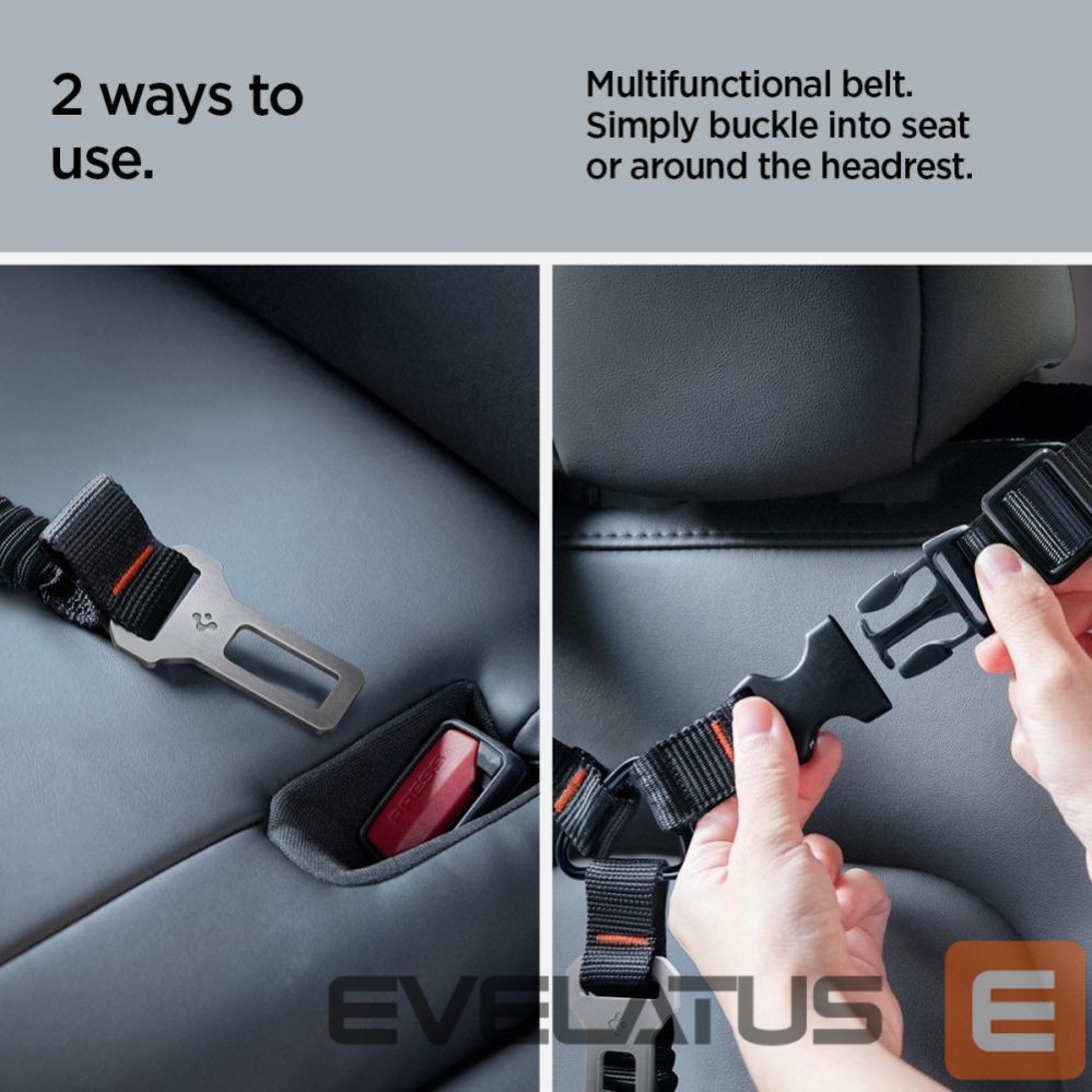 Other goods Spigen Spigen PS100 Universal Pet Seat Belt - Black