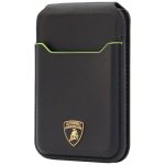 Other goods Audi  Lamborghini D1 Genuine Leather MagSafe Phone Wallet - Black and Green 