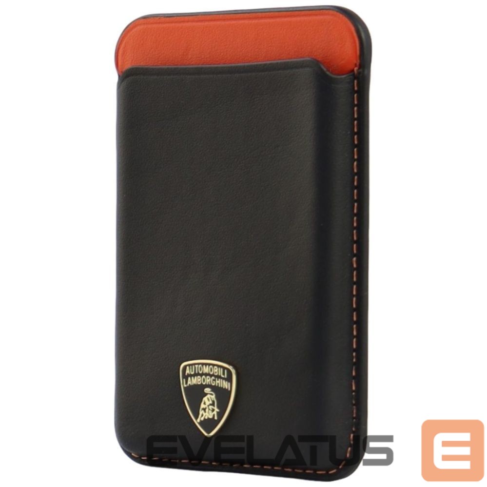 Other goods Audi Lamborghini Urus D8 Genuine Leather MagSafe Magnetic Phone Wallet - Black and Red