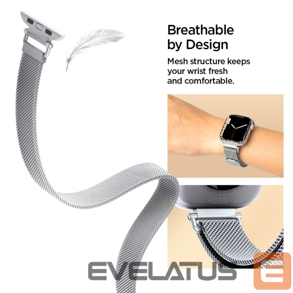 Other goods Spigen Spigen WBM4 Strap for Apple Watch (40 / 41 / 42 mm) - Silver