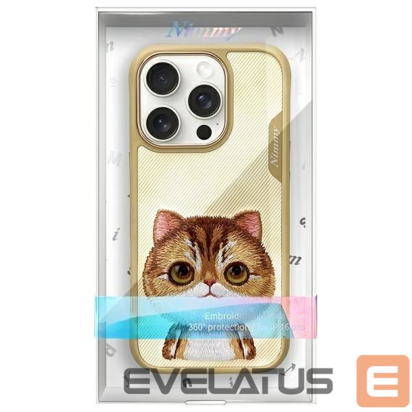 Muud kaubad Nimmy Nimmy Big Eyed Pet 2.0 Cat Case for iPhone 16 Pro Max - Green