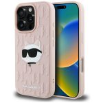 Muud kaubad Karl Lagerfeld  Karl Lagerfeld 3D Rubber Monogram & Choupette iPhone 16 Pro Max Case - Pink 