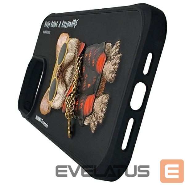 Muud kaubad Nimmy Nimmy Glasses Cool Dog Case for iPhone 15 Pro - Black