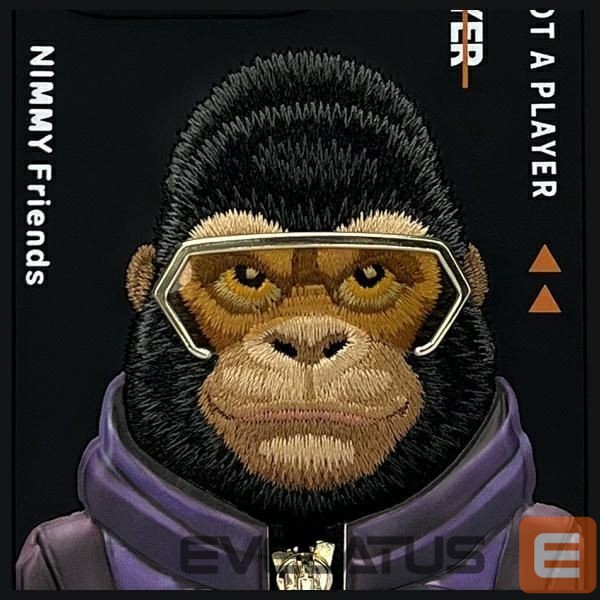 Muud kaubad Nimmy Nimmy Cool&Cute 2.0 Monkey Case for iPhone 16 Pro - Black